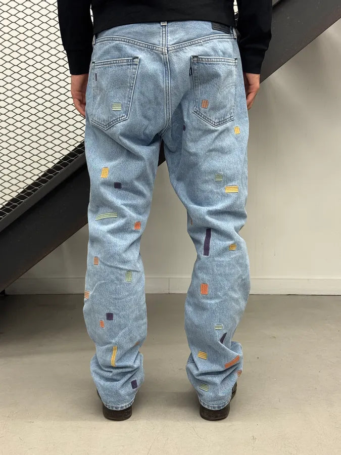 Levis Hysteric Embroidered Patch Blue Denim Jeans JyNwFyn 2