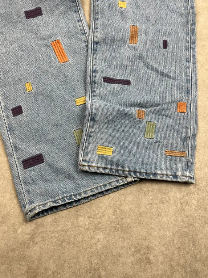 Levis Hysteric Embroidered Patch Blue Denim Jeans JyNwFyn 9
