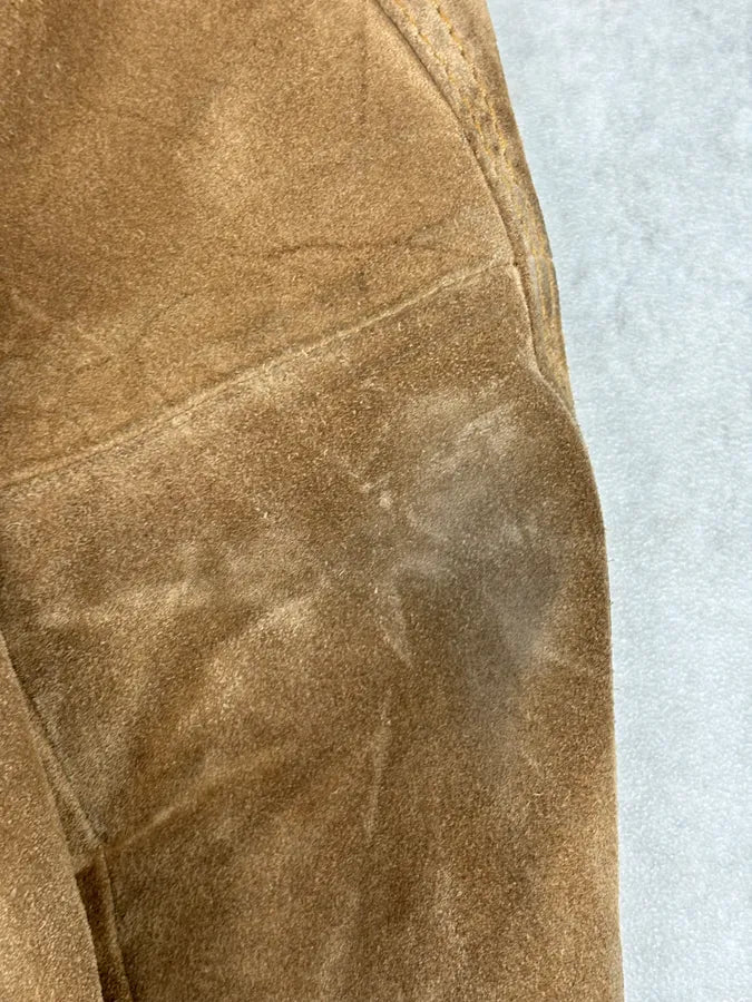 2000s Levi’s Camel Suede Leather Trucker Jacket PFMDOWT 11