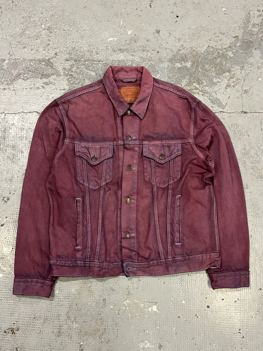 2000s Levi’s Purple Dye Denim Jacket thivmuk 0