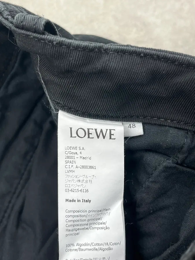 Loewe Black Cargo Multi Pocket Pants NqNsVNc 11
