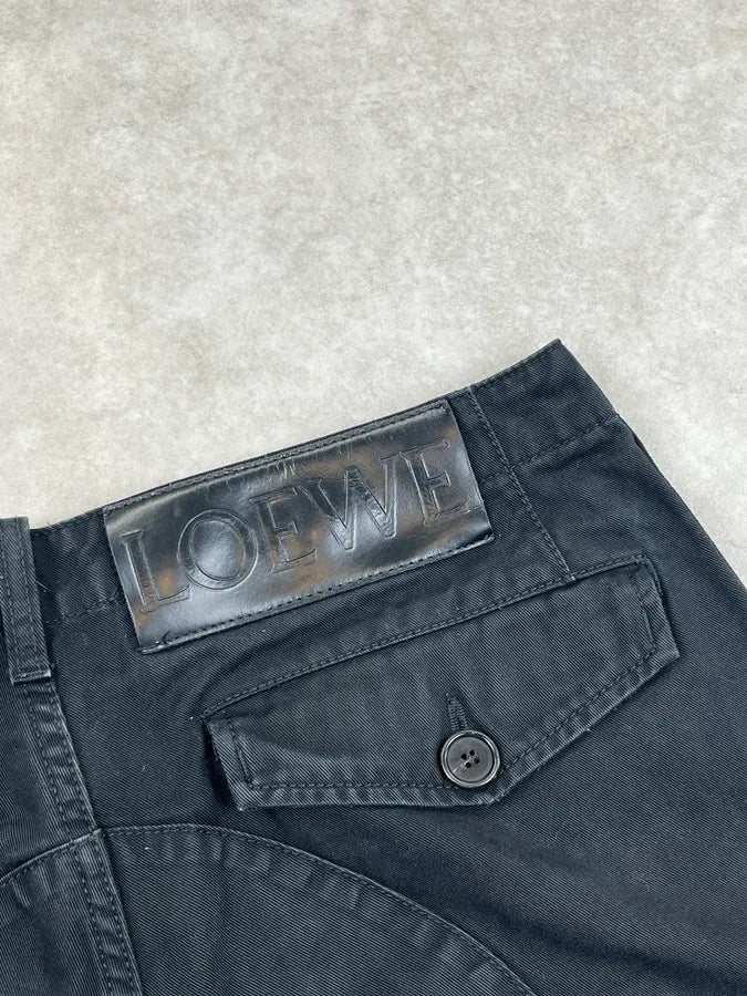 Loewe Black Cargo Multi Pocket Pants NqNsVNc 10