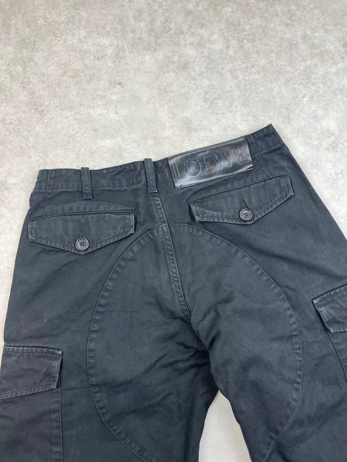 Loewe Black Cargo Multi Pocket Pants NqNsVNc 8