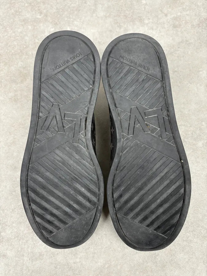 2000s Louis Vuitton Black Canvas Monogram Skateboard Shoes fdsEhyu 7