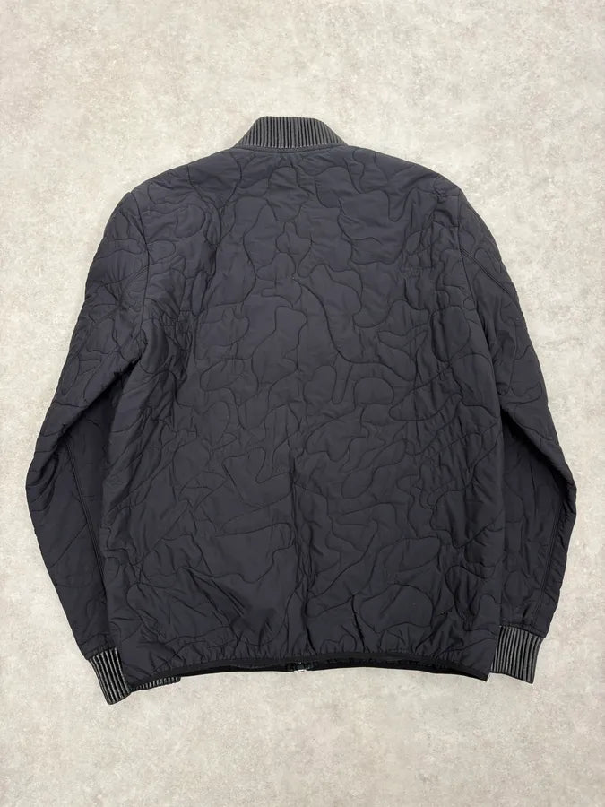 Louis Vuitton Black Quilted Nylon Bomber Jacket dkdRCGa 5