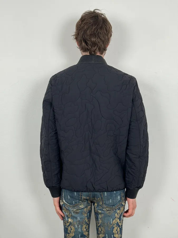 Louis Vuitton Black Quilted Nylon Bomber Jacket dkdRCGa 2
