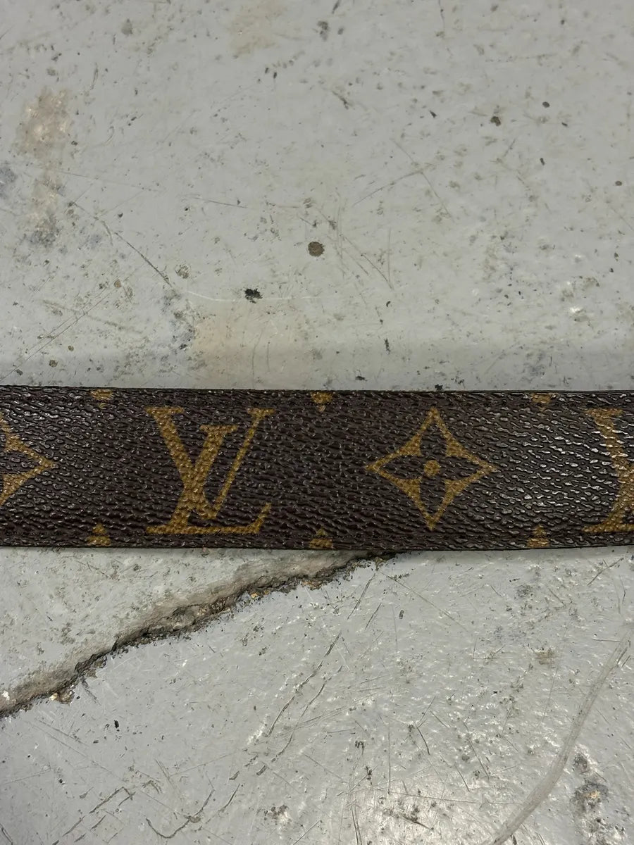 2000s Louis Vuitton Brown Leather Belt tHCHMjq 7