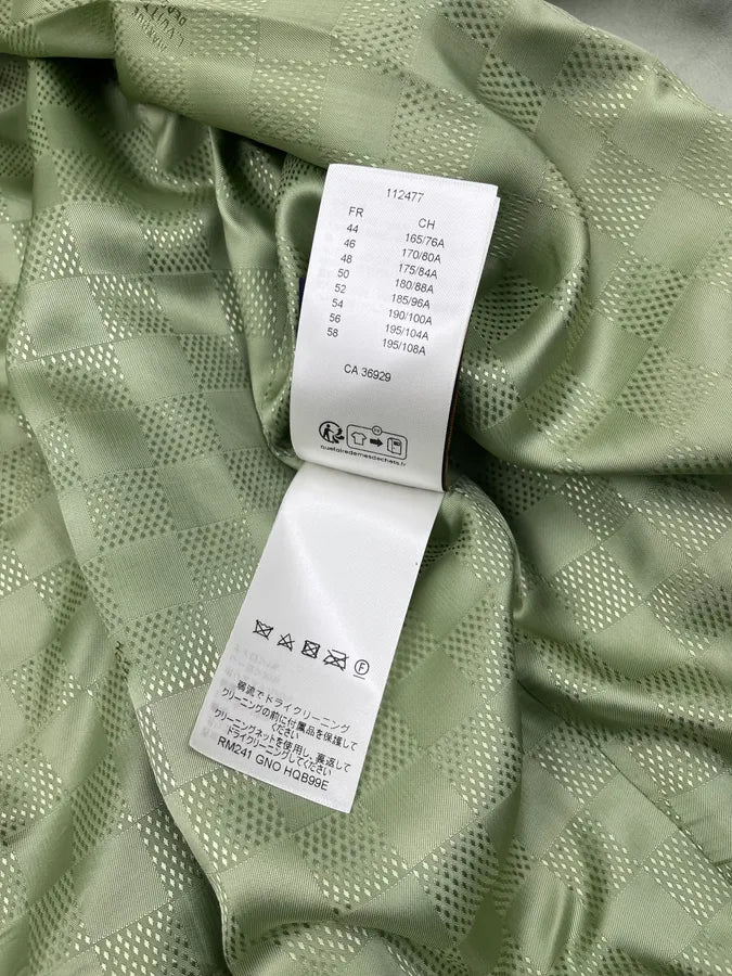 SS2024 Louis Vuitton Jade Green Dragon Light Varsity Jacket YKGmifn 10