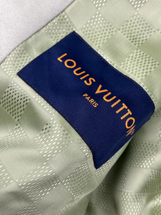 SS2024 Louis Vuitton Jade Green Dragon Light Varsity Jacket YKGmifn 11