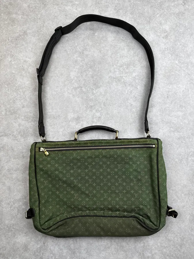 2000s Louis Vuitton Olive Green Monogram Crossbody Bag lAmLIPA 5