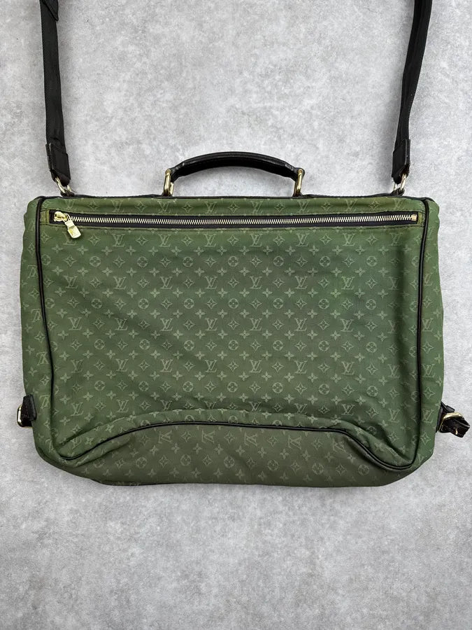 2000s Louis Vuitton Olive Green Monogram Crossbody Bag lAmLIPA 8