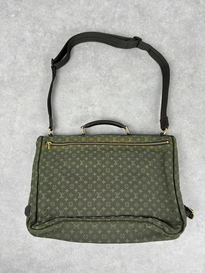 2000s Louis Vuitton Khaki Green Canvas Monogram Messenger Bag  FYXjaOC 6
