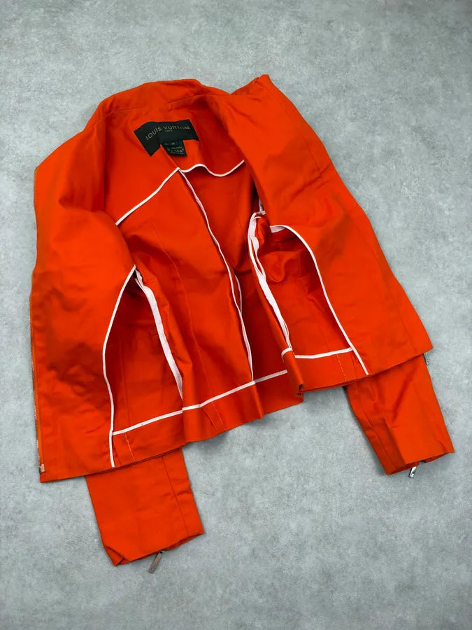 2000s Louis Vuitton Neon Orange Light Jacket eGOXwCZ 6