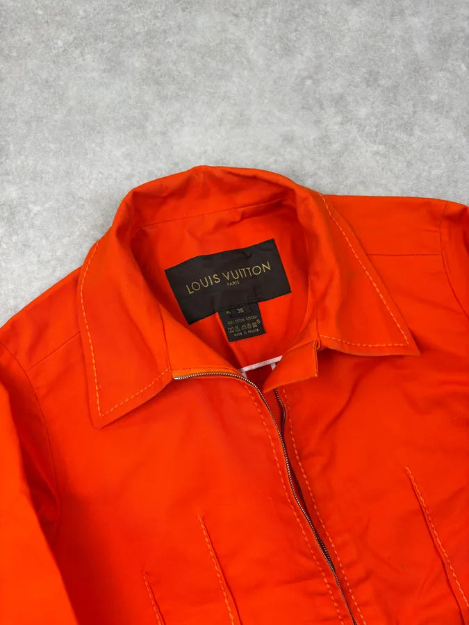 2000s Louis Vuitton Neon Orange Light Jacket eGOXwCZ 4
