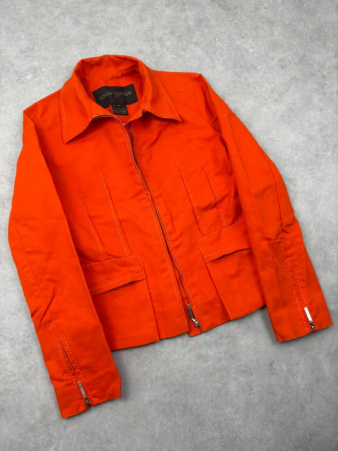 2000s Louis Vuitton Neon Orange Light Jacket eGOXwCZ 3