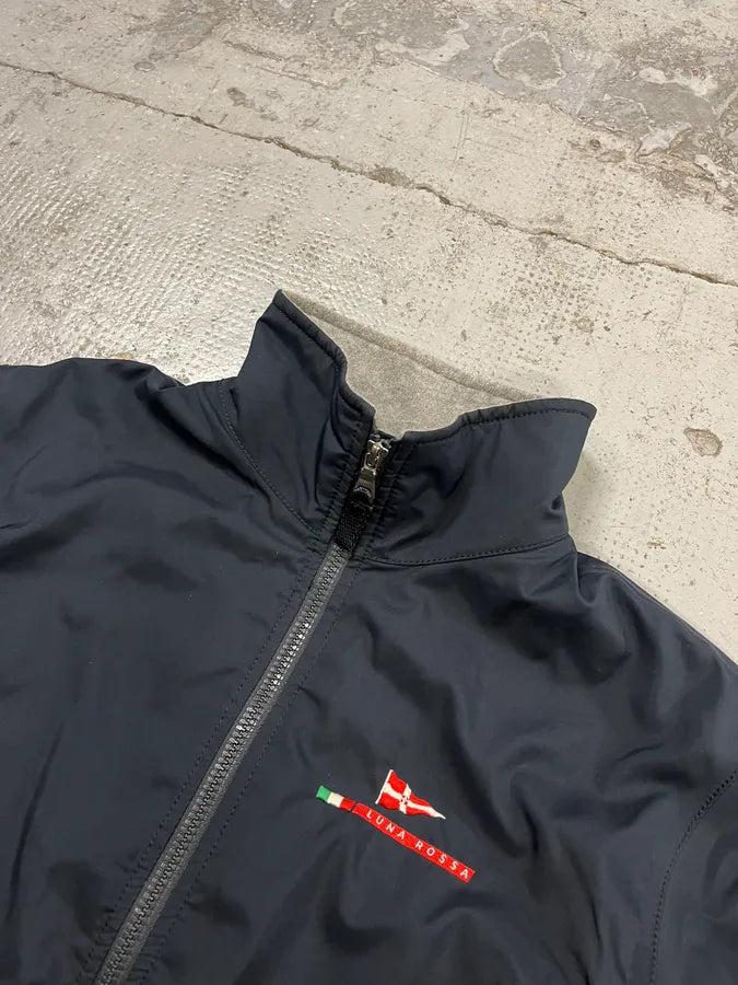 2000s Luna Rossa Fleece Lining Navy Jacket DZMretd 4