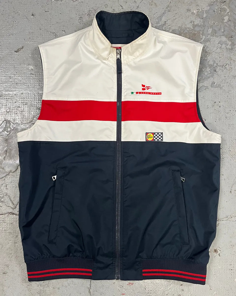 2000s Luna Rossa Prada Sport Tactical Vest oxXmWLW 0