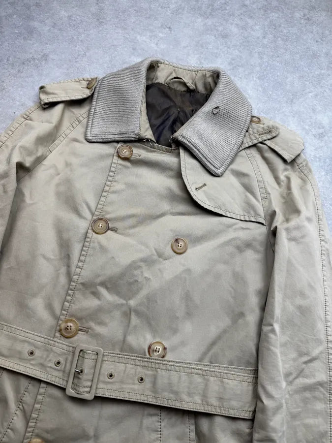 AW2006 Maison Martin Margiela Beige Double-Breasted Trench Coat msoxAfC 5