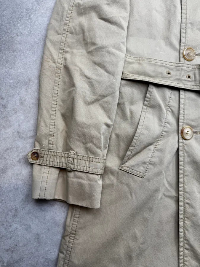 AW2006 Maison Martin Margiela Beige Double-Breasted Trench Coat msoxAfC 9