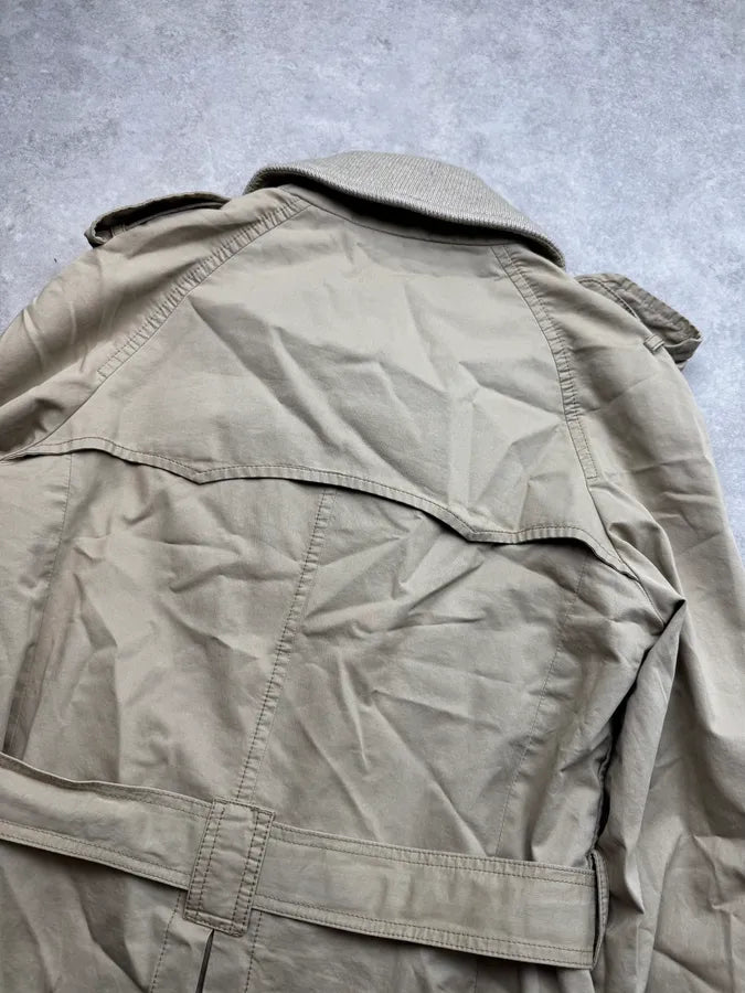 AW2006 Maison Martin Margiela Beige Double-Breasted Trench Coat msoxAfC 7