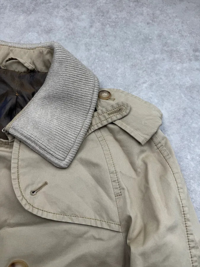 AW2006 Maison Martin Margiela Beige Double-Breasted Trench Coat msoxAfC 10