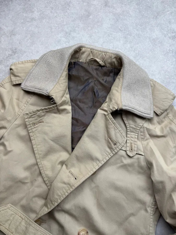 AW2006 Maison Martin Margiela Beige Double-Breasted Trench Coat msoxAfC 6