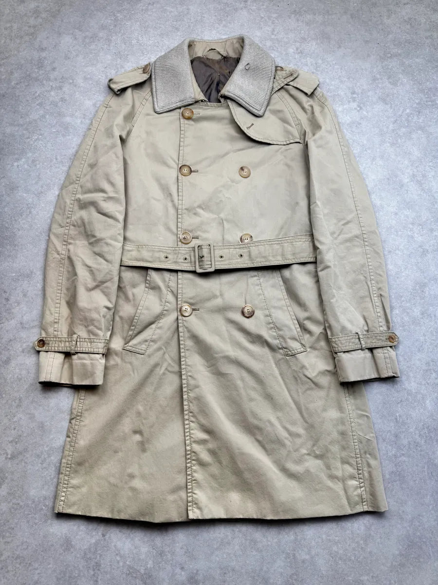 AW2006 Maison Martin Margiela Beige Double-Breasted Trench Coat msoxAfC 0