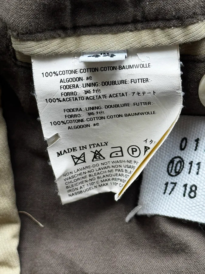 AW2006 Maison Martin Margiela Beige Double-Breasted Trench Coat msoxAfC 14