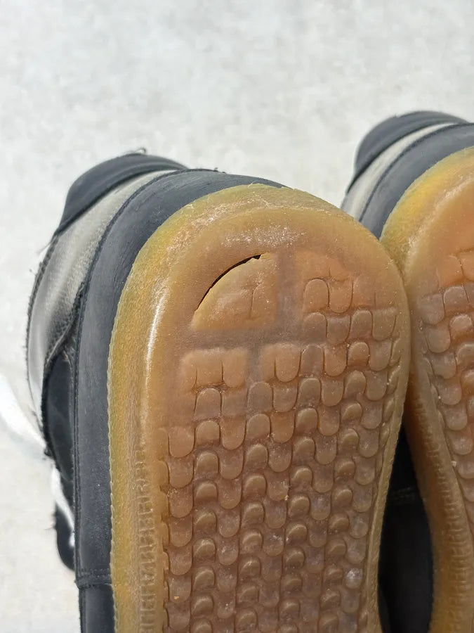 2000s Maison Margiela Black Leather High-Top Sneakers KeQvATy 9