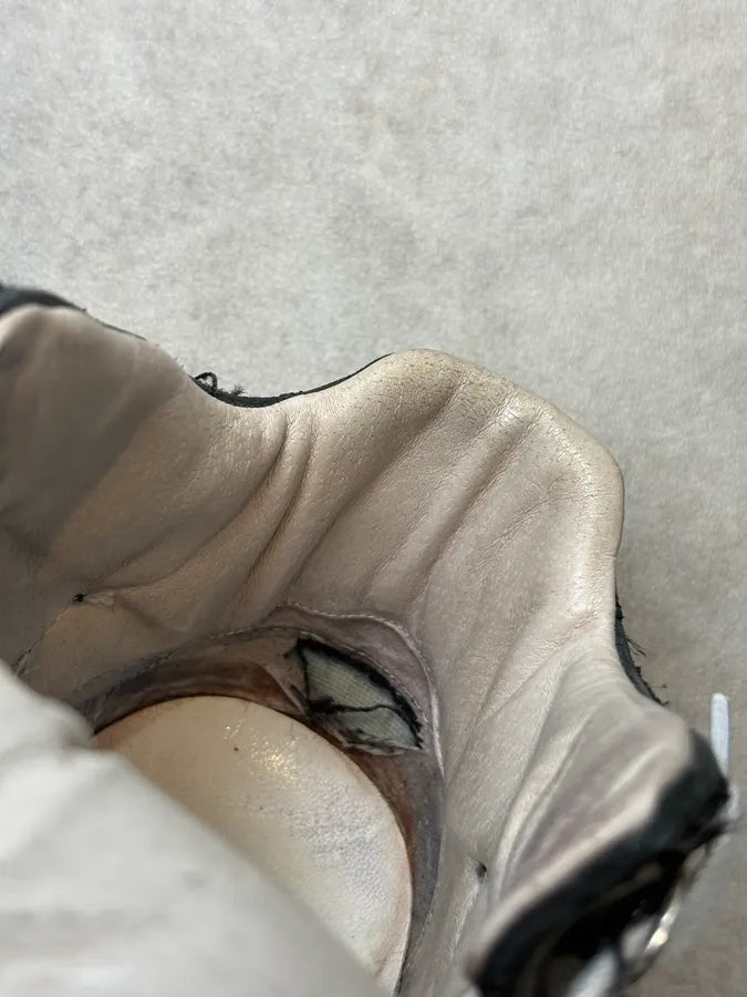 2000s Maison Margiela Black Leather High-Top Sneakers KeQvATy 10