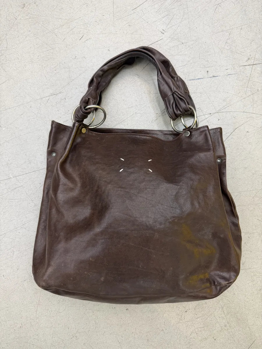2000s Maison Margiela Brown Signature Handle Bag dFmcsgr 0