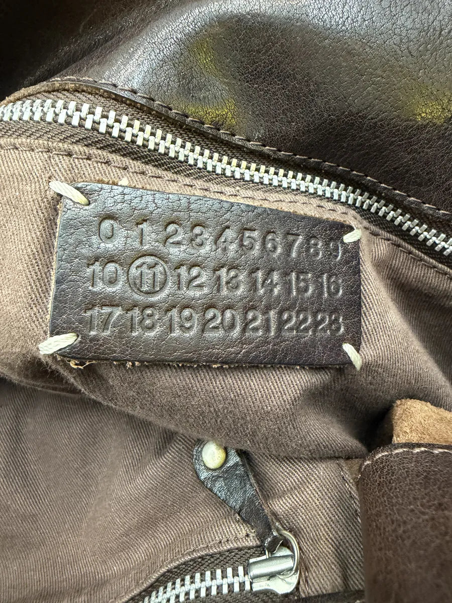 2000s Maison Margiela Brown Signature Handle Bag dFmcsgr 10