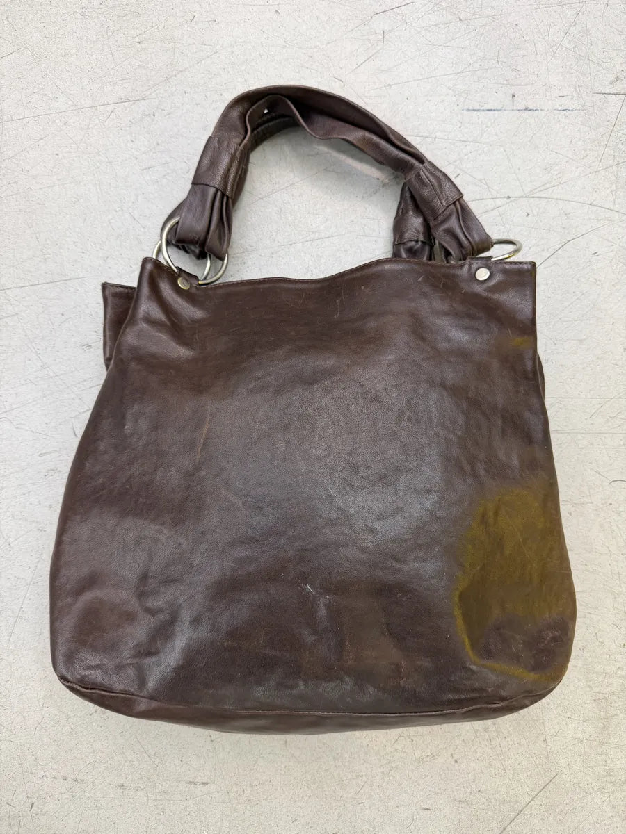 2000s Maison Margiela Brown Signature Handle Bag dFmcsgr 6