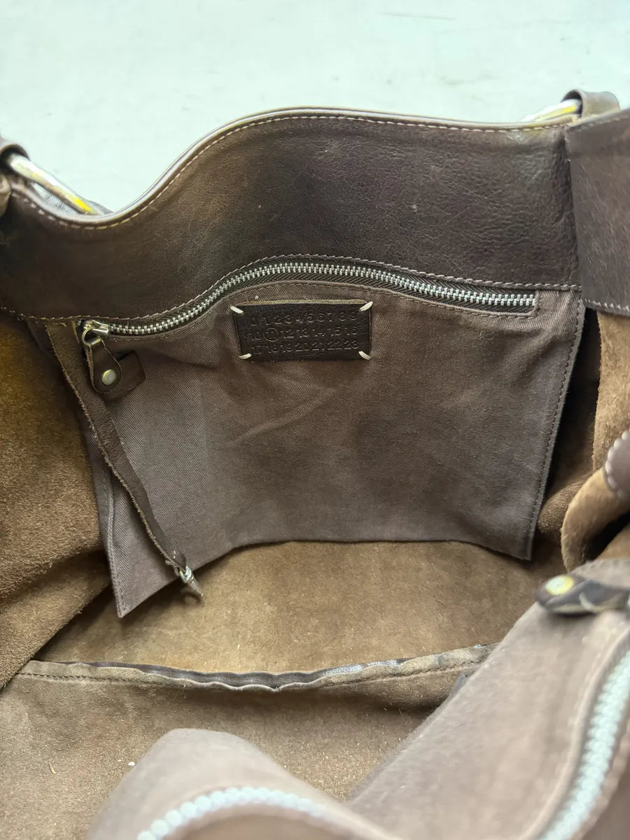 2000s Maison Margiela Brown Signature Handle Bag dFmcsgr 8