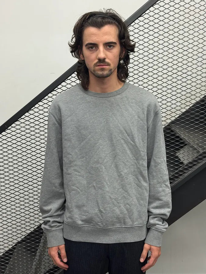 AW2019 Maison Margiela Grey Elbow Patch Sweater ffpbkge 1