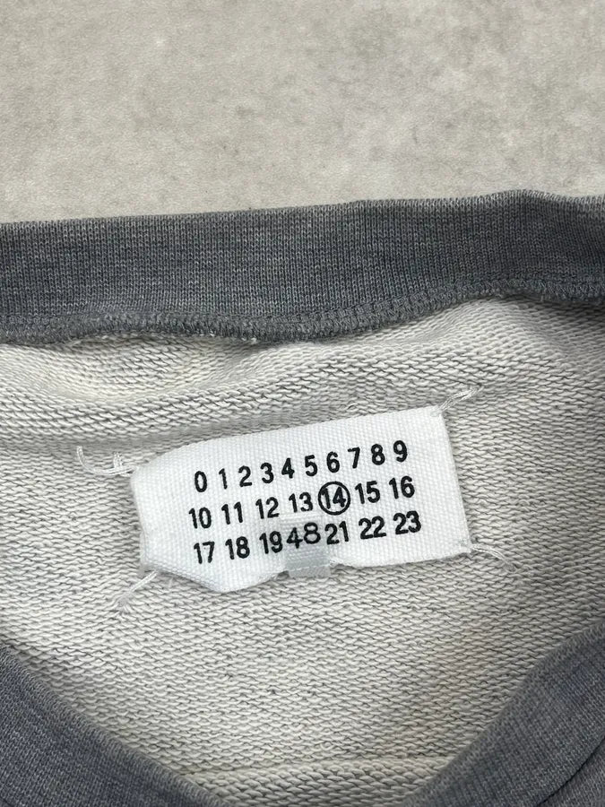 AW2019 Maison Margiela Grey Elbow Patch Sweater ffpbkge 5