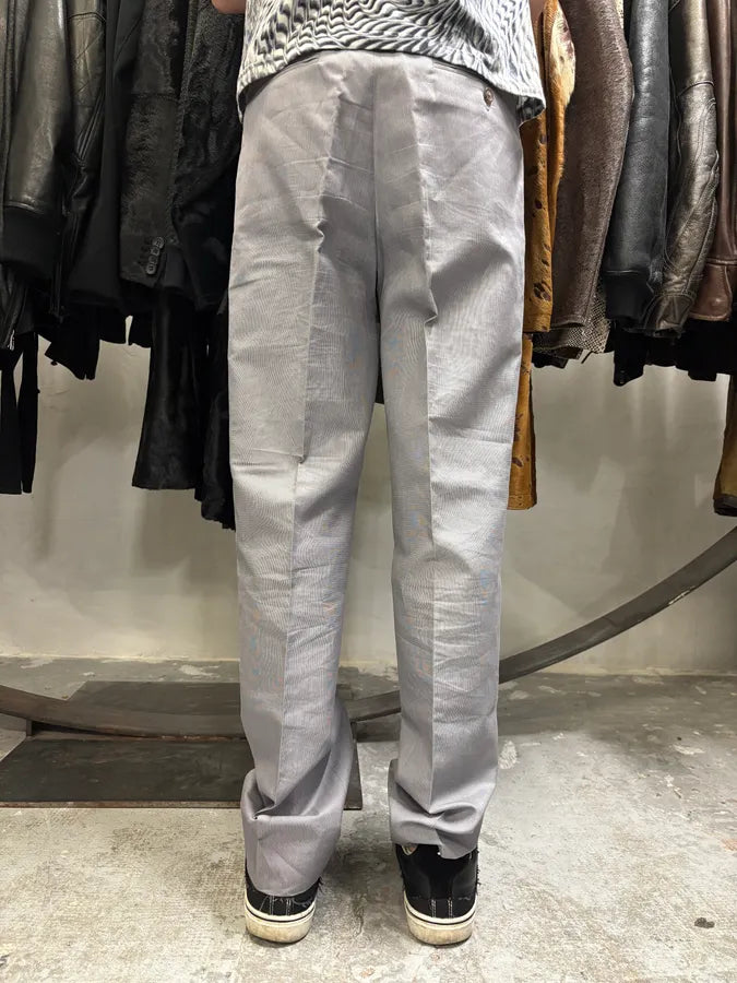 2000s Maison Margiela Grey Tailored Straight Pants (M) CckfIxH 2
