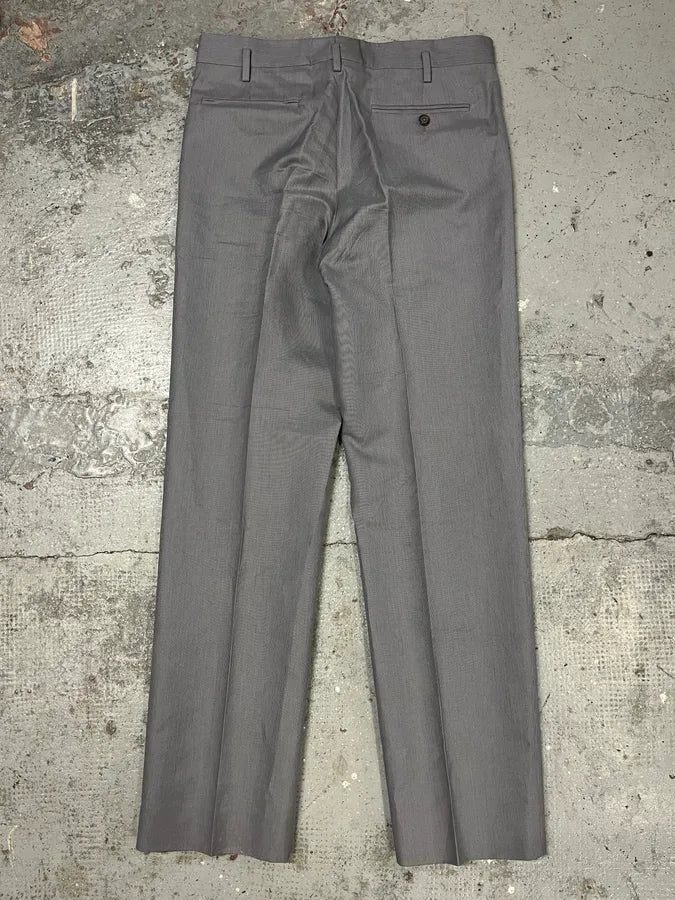 2000s Maison Margiela Grey Tailored Straight Pants (M) CckfIxH 5