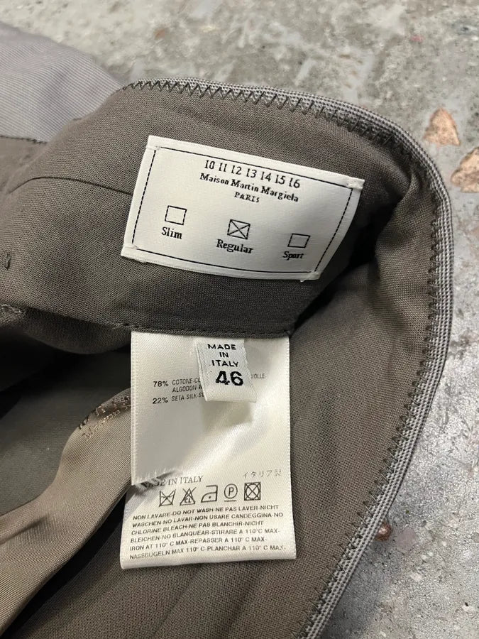 2000s Maison Margiela Grey Tailored Straight Pants (M) CckfIxH 6