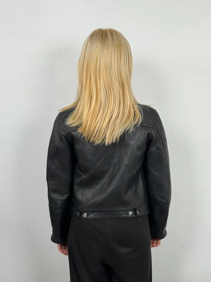 SS2016 Maison Margiela MM6 Black Trucker Jacket rLilEOd 2