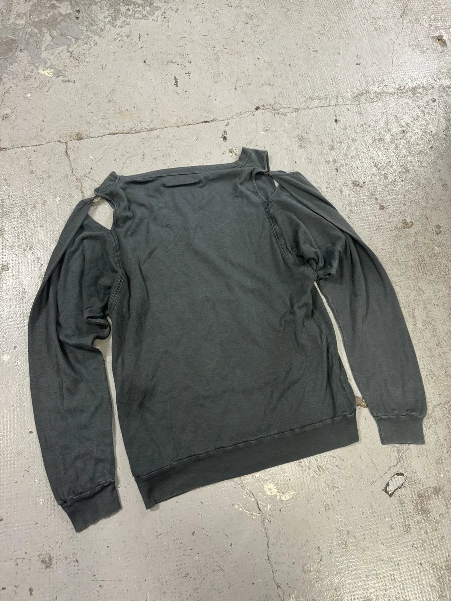 2000s Maison Margiela MM6 Olive Tank Top Longsleeves oYsjDiF 3
