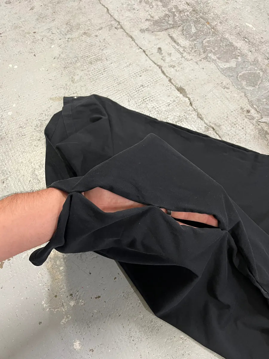 2000s Maison Margiela Signature Buttoned Black T-Shirt iLuWXXj 5