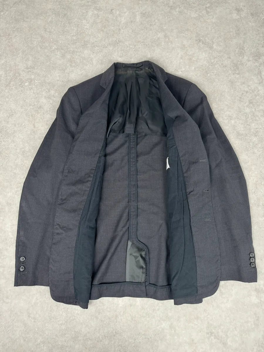 SS2006 Maison Martin Margiela Wool Striped Blazer Jacket bvhEUWX 6