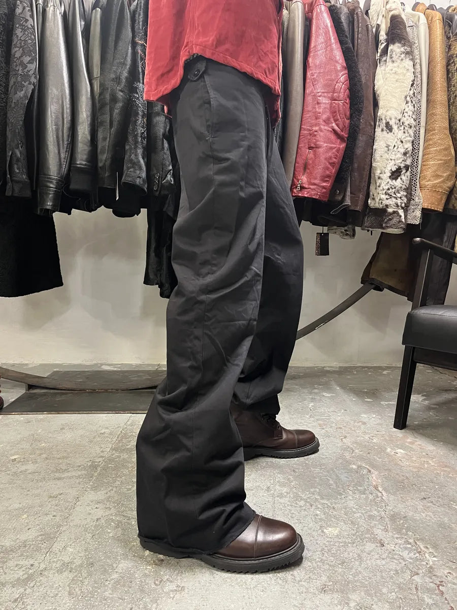 2000s Maison Martin Margiela Black Relaxed Soft Pants (M/L) NyAegoC 1
