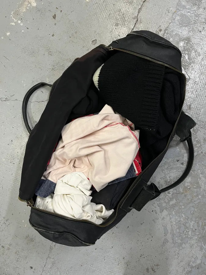 2000s Maison Martin Margiela Black Travel Handle Bag NNkDiGx 5