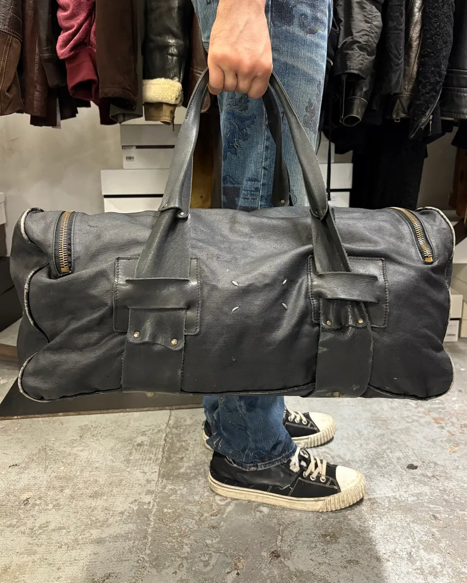 2000s Maison Martin Margiela Black Travel Handle Bag NNkDiGx 0