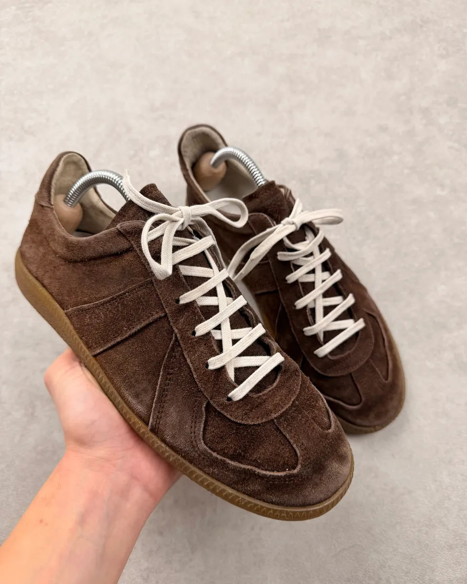 2000s Maison Martin Margiela Brown Gats Sneakers YfiYoee 0