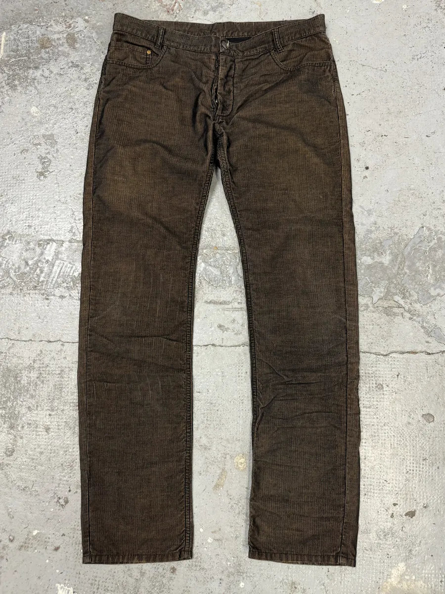 2000s Maison Martin Margiela Brown Velvet Pants acWLVny 0