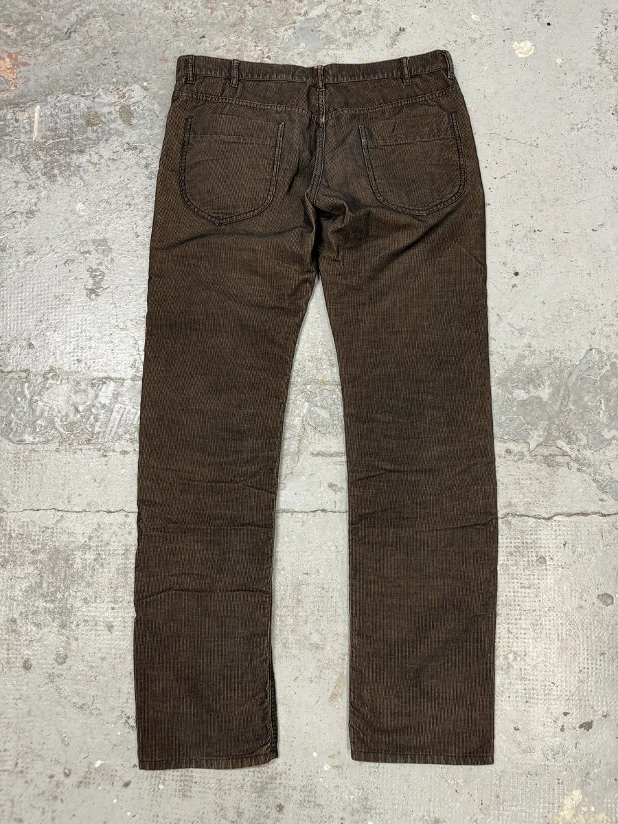 2000s Maison Martin Margiela Brown Velvet Pants acWLVny 1