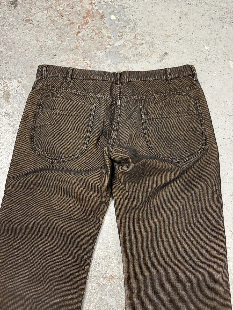 2000s Maison Martin Margiela Brown Velvet Pants acWLVny 4